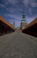 rosenborg castle courtyard 1980s 1990s A4 Photo Print