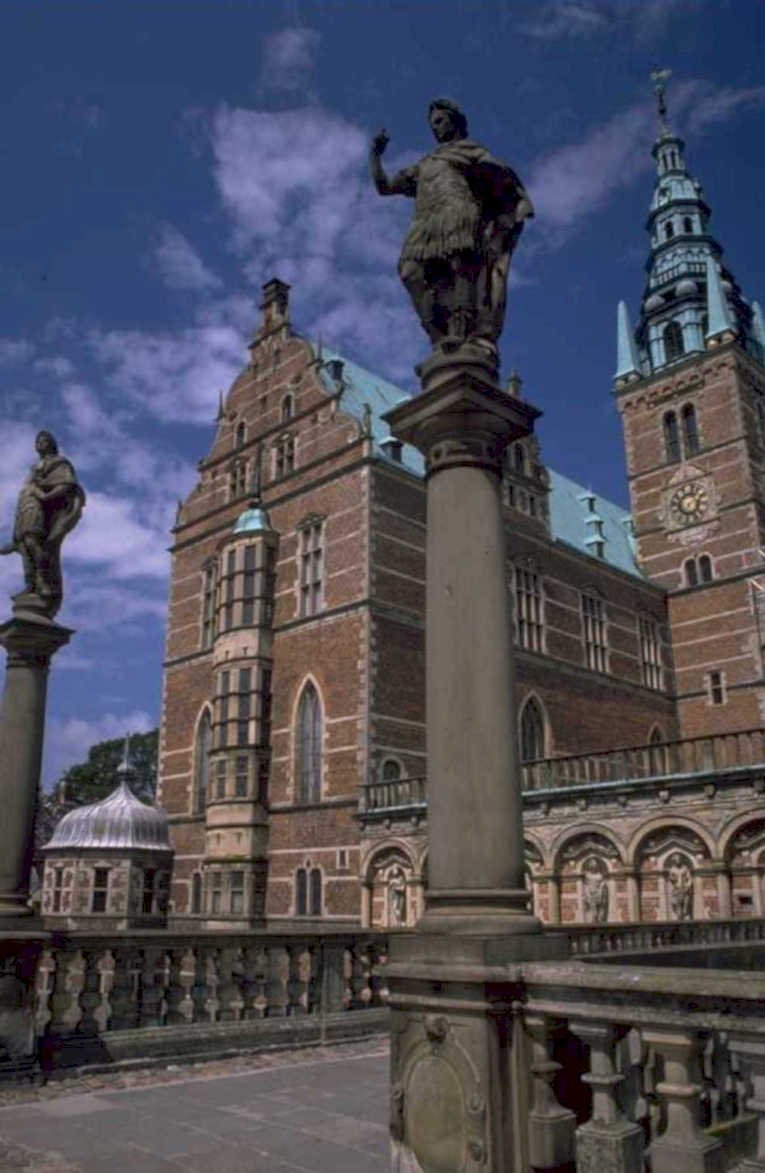 rosenborg castle statues 1980s 1990s A4 Photo Print