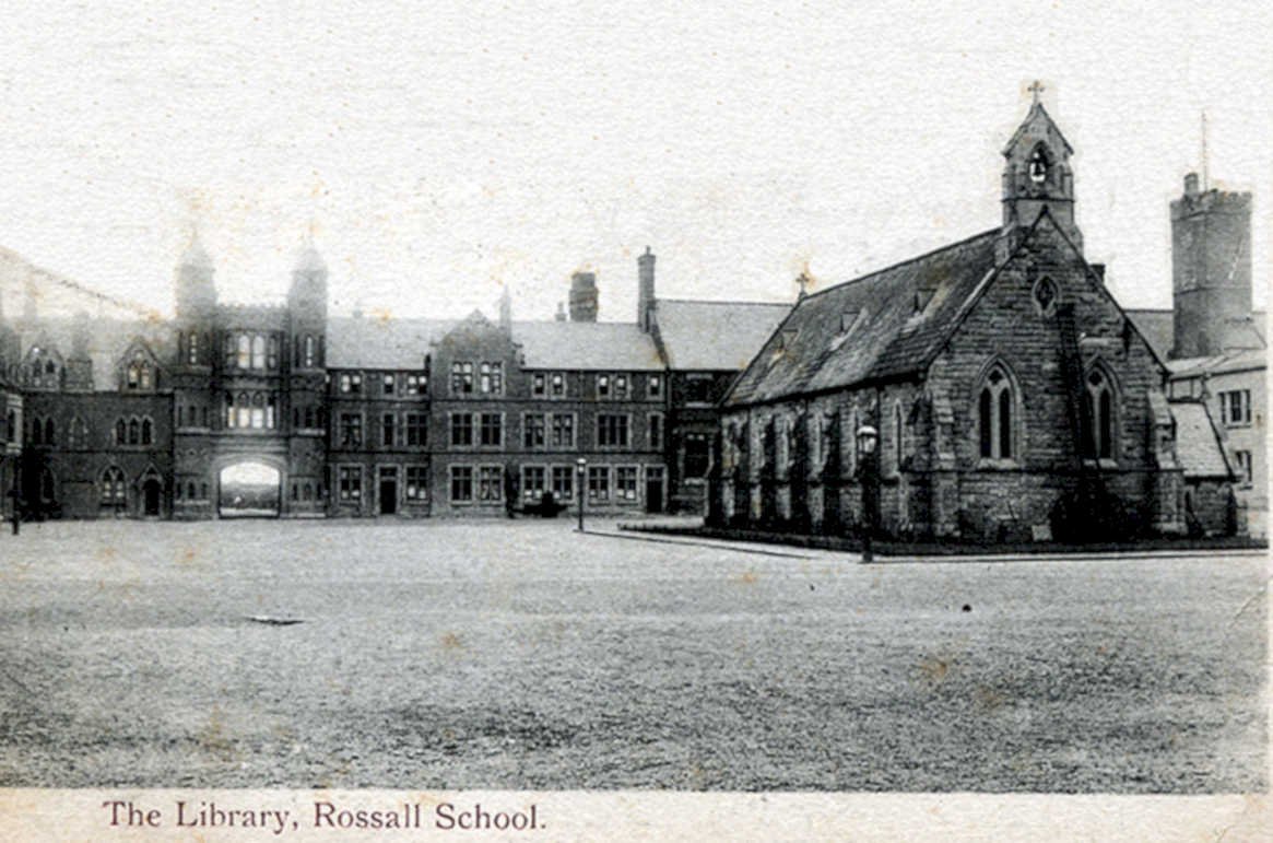 rossall library towerVintage 1880s 1900s A4 Photo Print