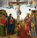 rosselli crucifixion with the madonna and saints Art A4 Photo Print