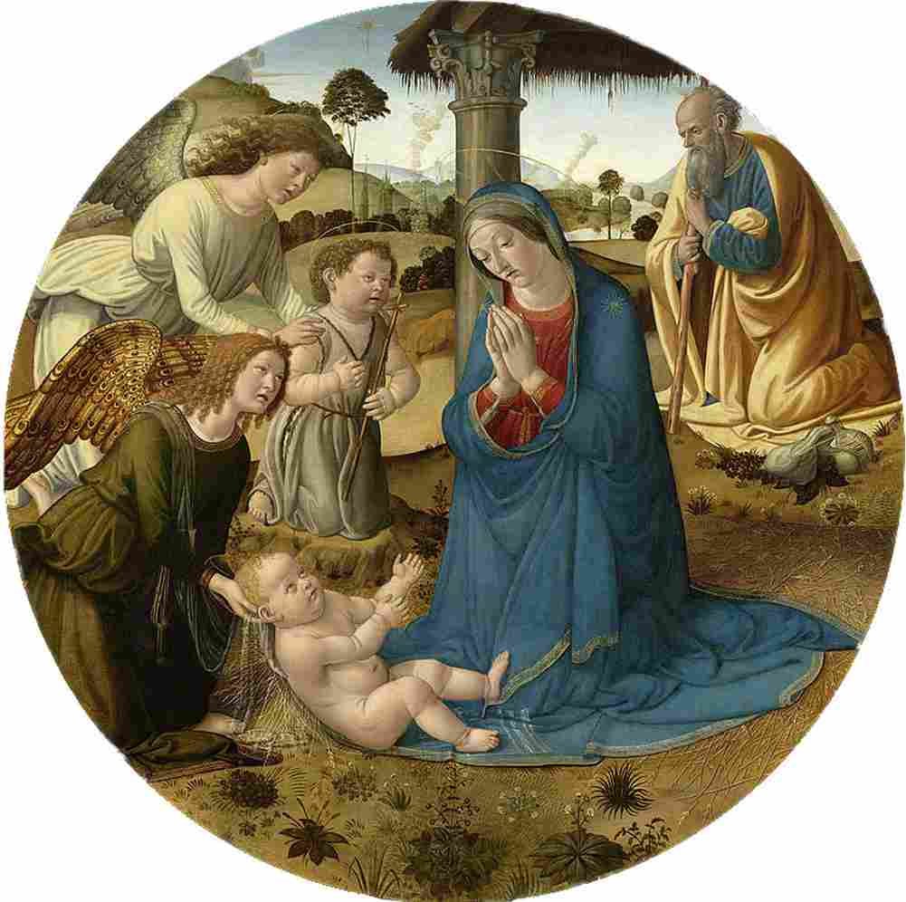 rosselli nativity Art A4 Photo Print