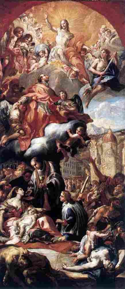 rott Apotheosis of Saint Charles Borromeo Art A4 Photo Print