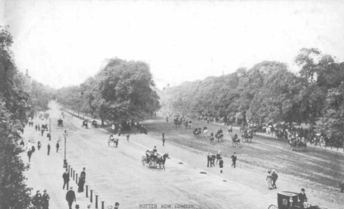 rotten row londonVintage 1880s 1900s A4 Photo Print