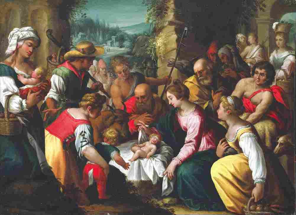 rottenhammer adoration of the shepherds Art A4 Photo Print