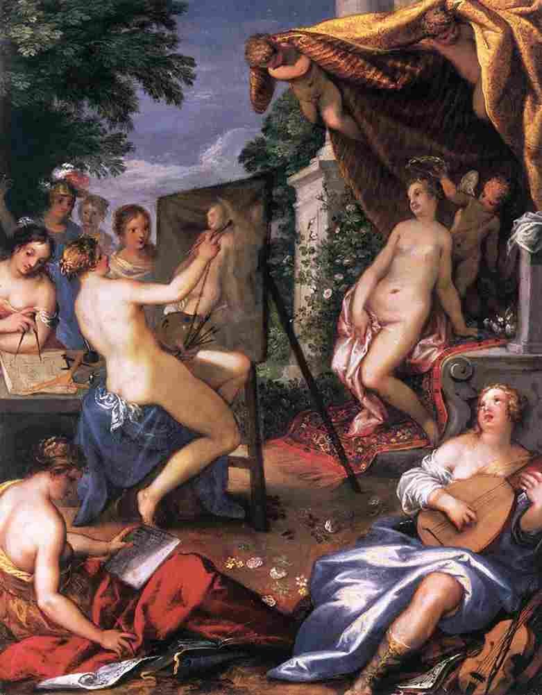 rottenhammer allegory of the arts Art A4 Photo Print