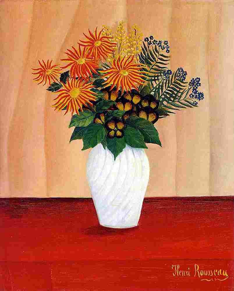 rou Bouquet of Flowers Art A4 Photo Print