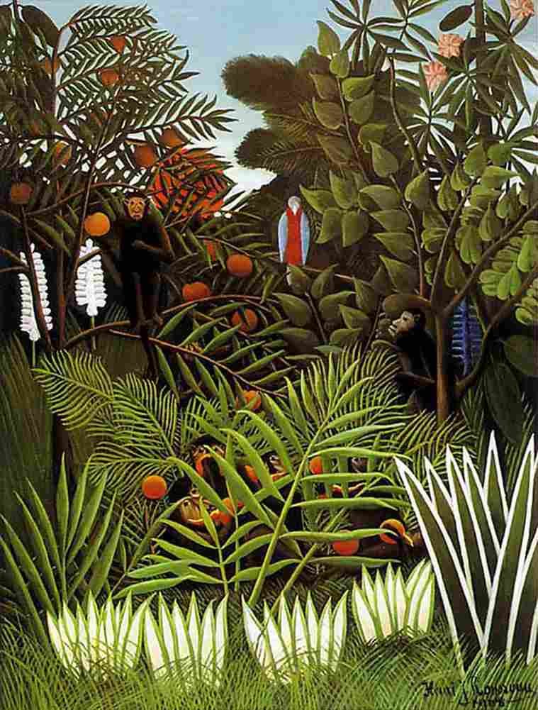 rou Exotic Landscape Art A4 Photo Print