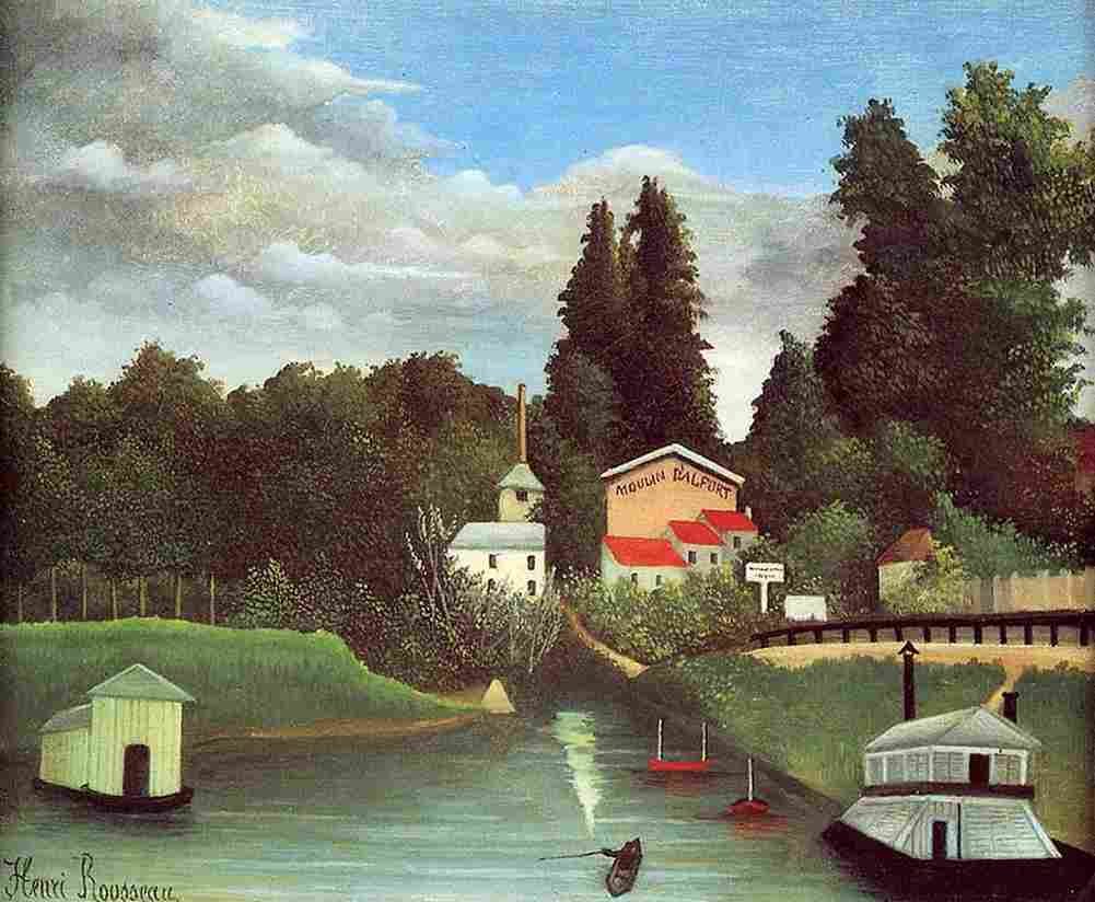 rou The Moulin d Alfort Art A4 Photo Print