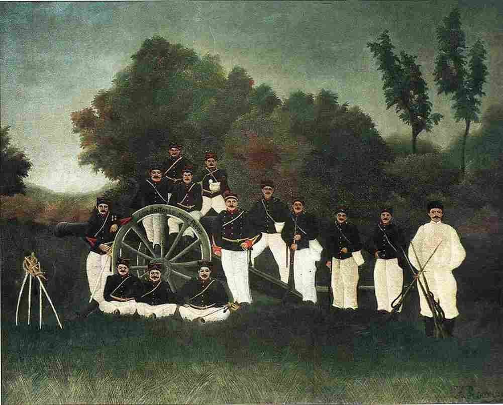 rou artillerymen Art A4 Photo Print