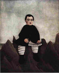 rou boy on the rocks Art A4 Photo Print