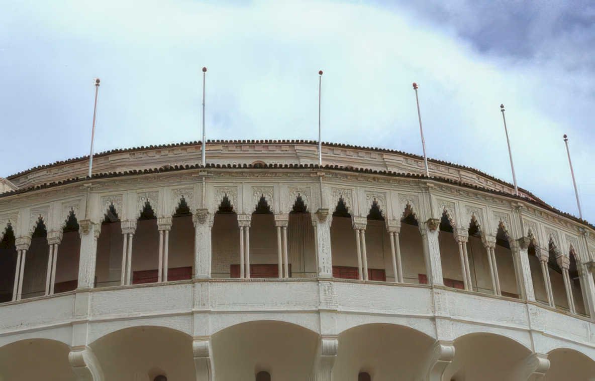 round balcony montecassino Vintage A4 Photo Print