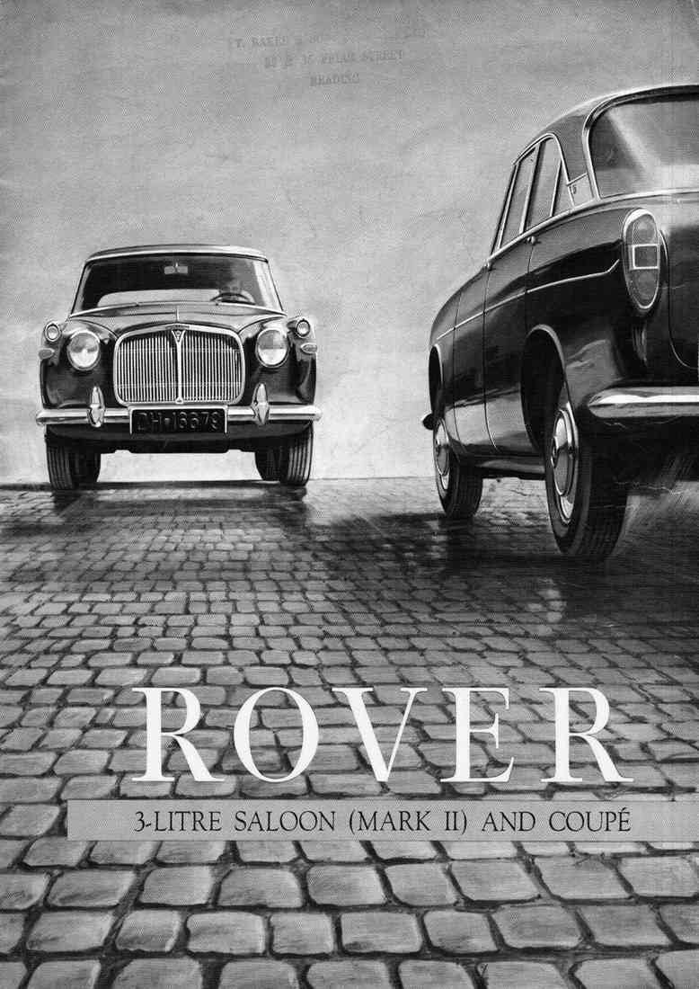 rover 3 litre saloon coupe A4 Photo Print