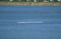 rowing shell lake Vintage A4 Photo Print