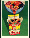 rowntrees fruit gums christmas 1950s Advert A4 Photo Print