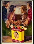 rowntrees fruit gums television 1950s Advert A4 Photo Print