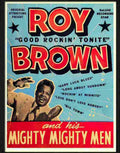 roy brown concert poster 1950s Advert A4 Photo Print