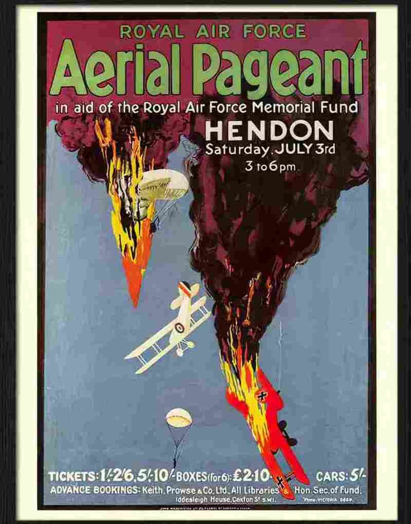 royal air force aerial pageant 1920 Advert A4 Photo Print