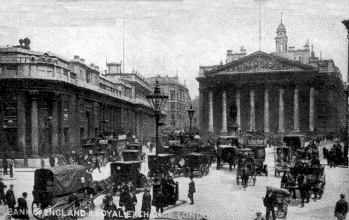 royal exchange centralVintage 1880s 1900s A4 Photo Print