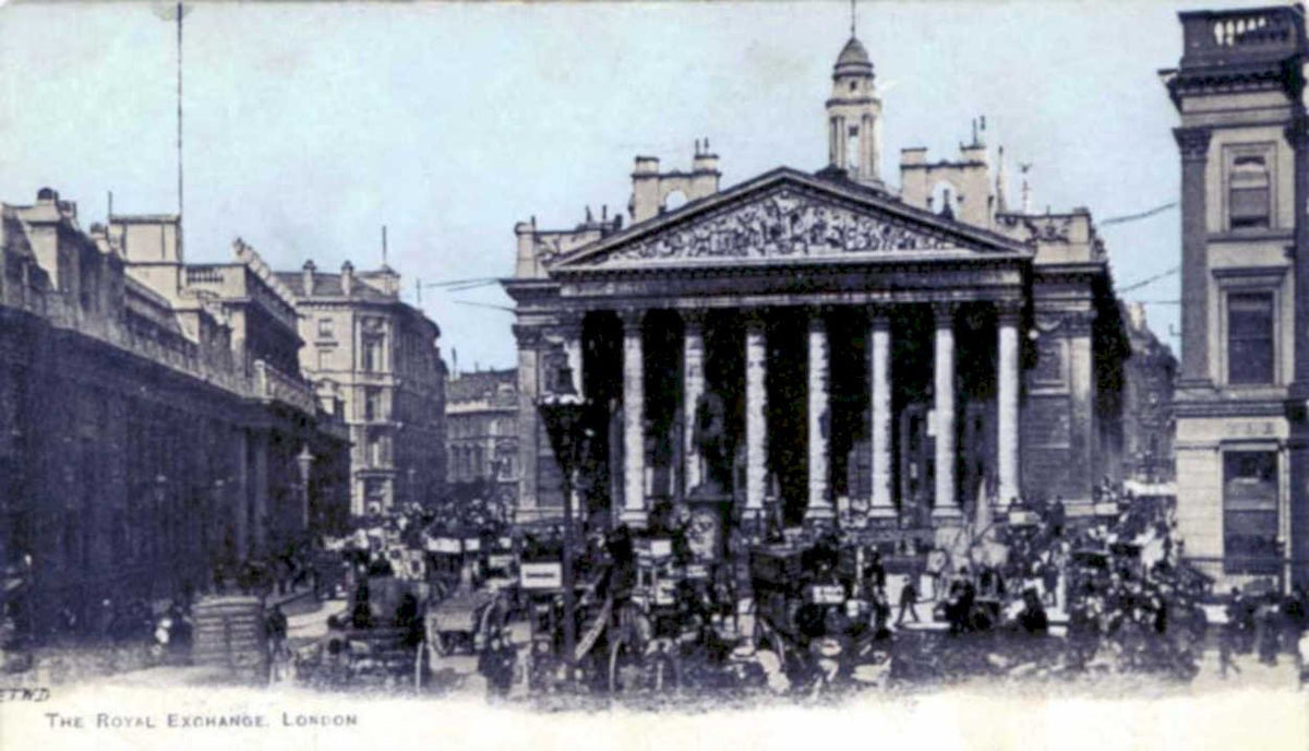 royal exchange londonVintage 1880s 1900s A4 Photo Print