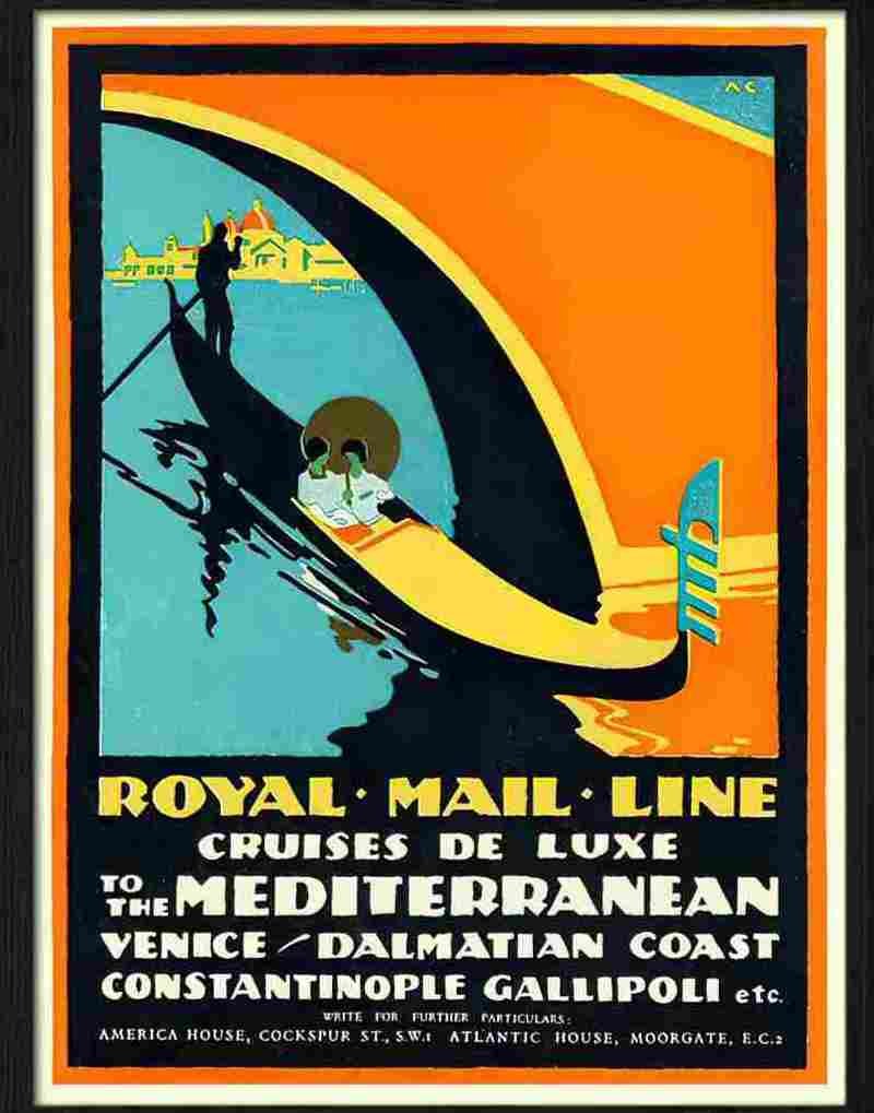 royal mail line venice Advert A4 Photo Print