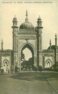 royal pavilion gardensVintage 1880s 1900s A4 Photo Print