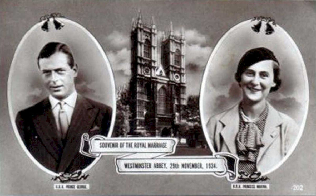 royal wedding 1934Vintage 1880s 1900s A4 Photo Print
