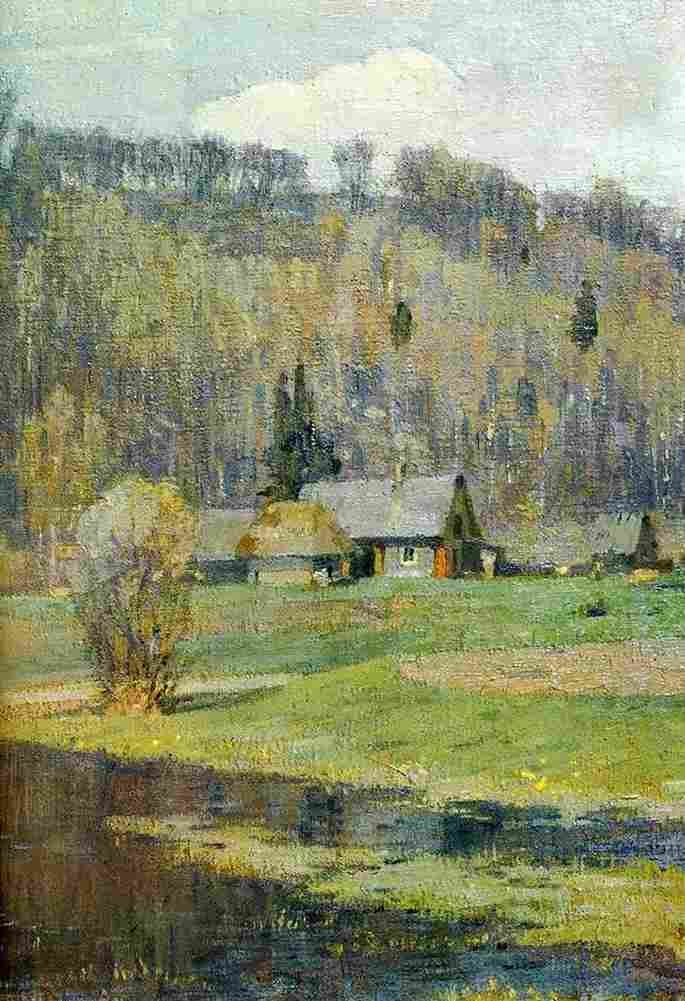 rozentals janis spring in sigulda Art A4 Photo Print