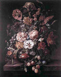 ru buquet in glass vase Art A4 Photo Print