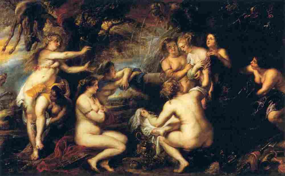 rub Diana and Callisto Art A4 Photo Print