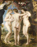 rub The Three Graces main Art A4 Photo Print
