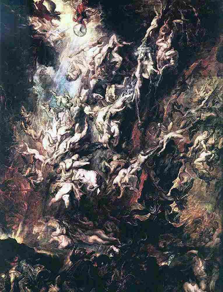 rub fall of the damned Art A4 Photo Print