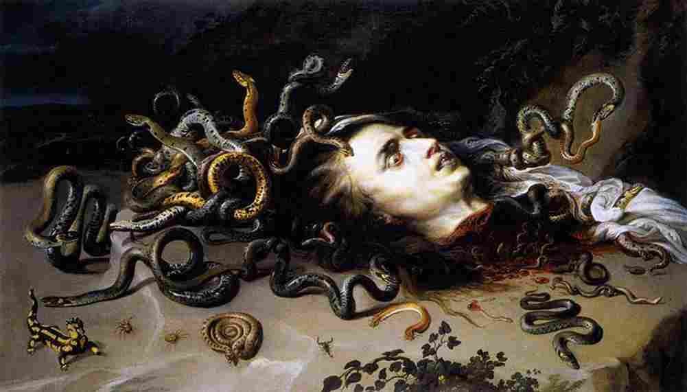 rub head of medusa Art A4 Photo Print