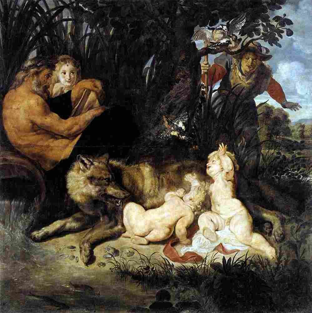 rub romulus and remus Art A4 Photo Print