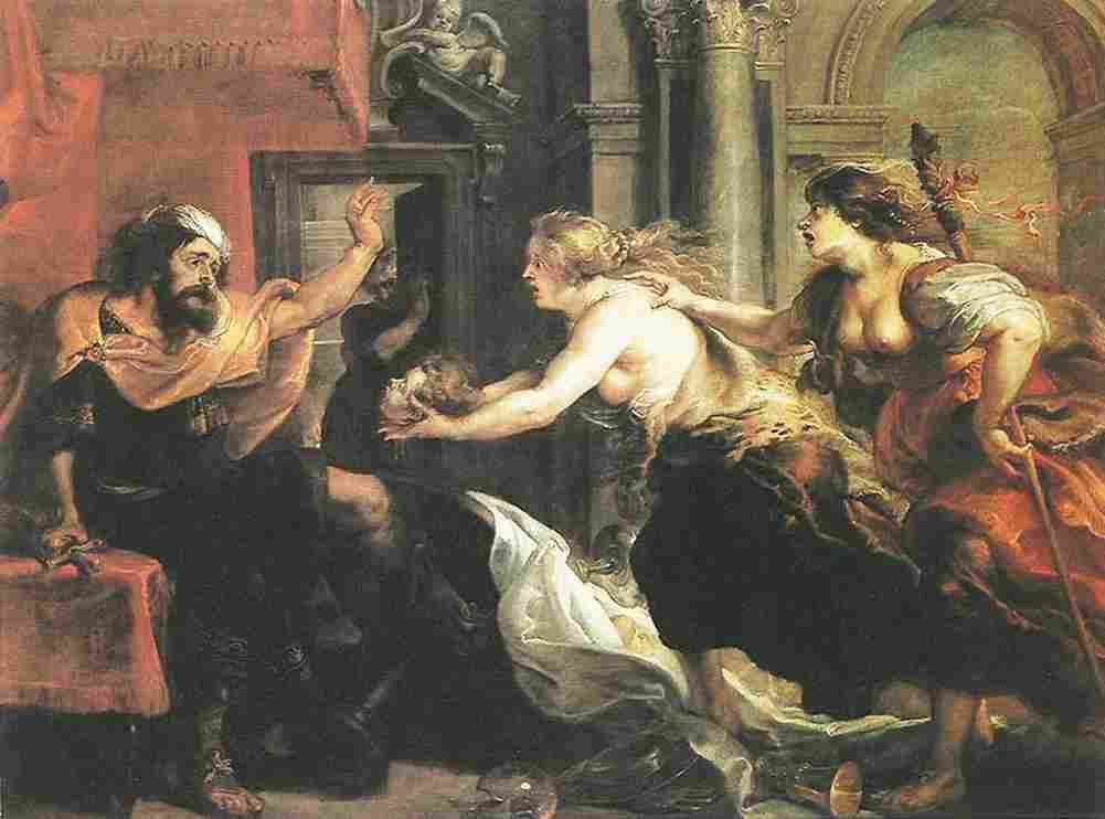 rub tereus confronted with the head of his son itylus Art A4 Photo Print