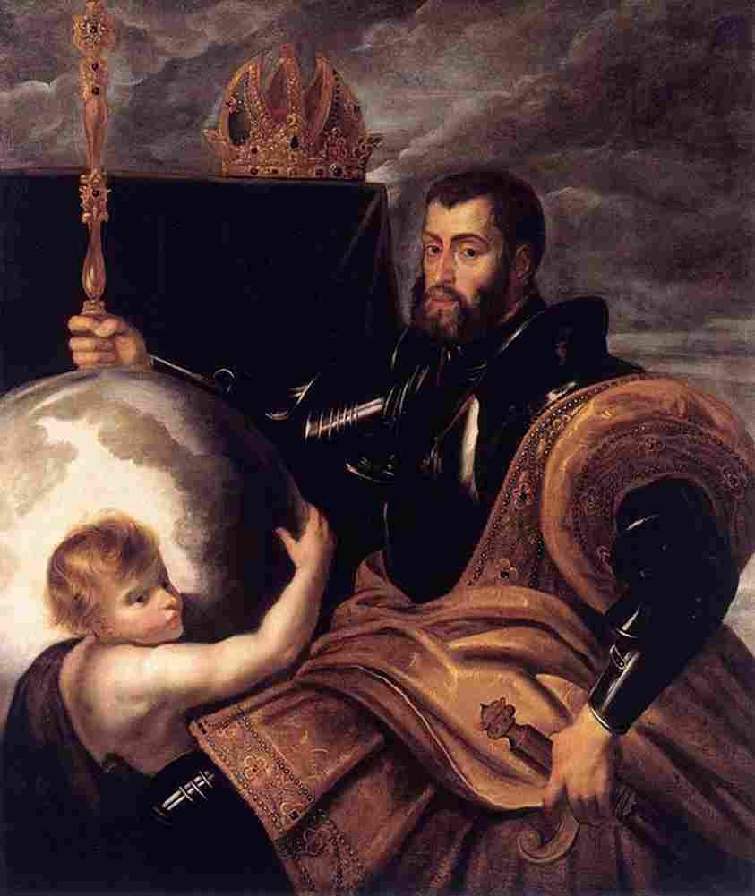 rubens Allegory on Emperor Charles as Ruler of Vast Realms Art A4 Photo Print