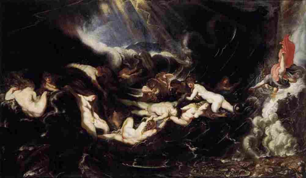 rubens Hero and Leander Art A4 Photo Print