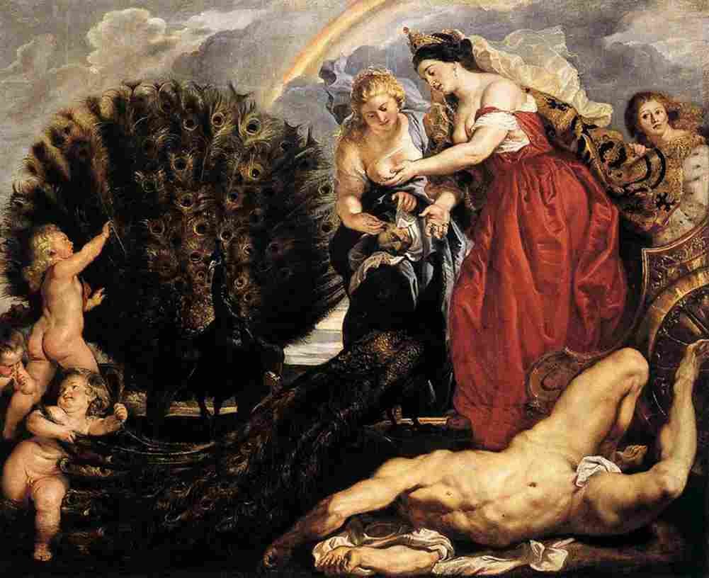 rubens Juno and Argus Art A4 Photo Print