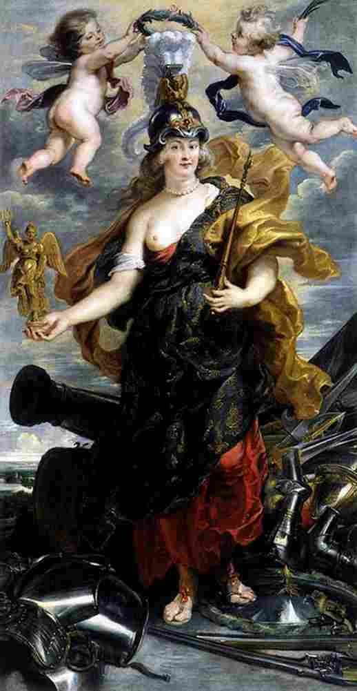 rubens Marie de Medicis as Bellona Art A4 Photo Print