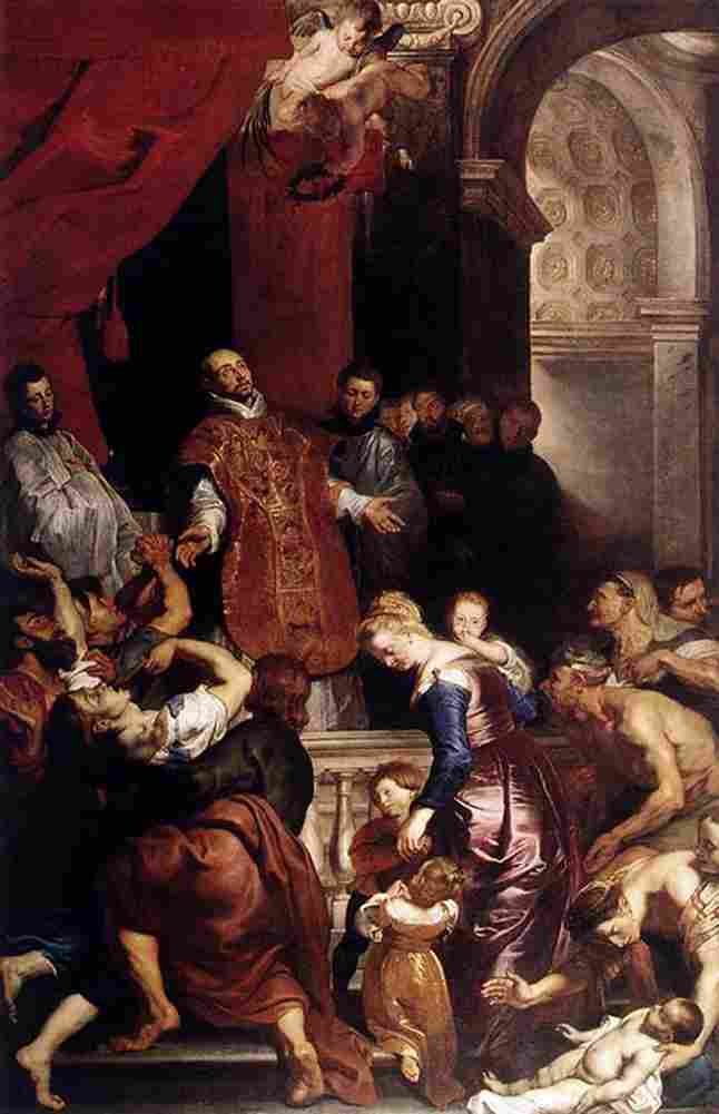 rubens Miracles of Saint Ignatius Art A4 Photo Print