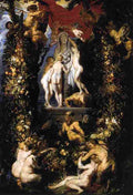 rubens Nature Adorning the Three Graces Art A4 Photo Print