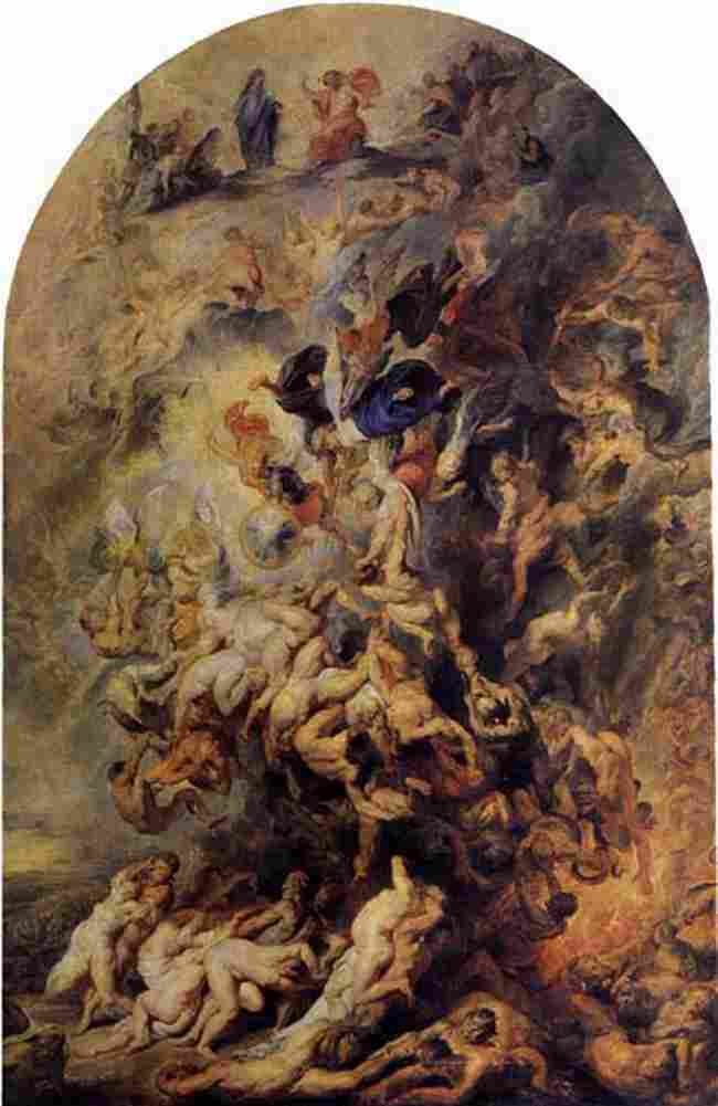 rubens Small Last Judgement Art A4 Photo Print