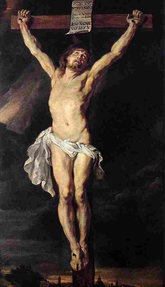 rubens The Crucified Christ Art A4 Photo Print