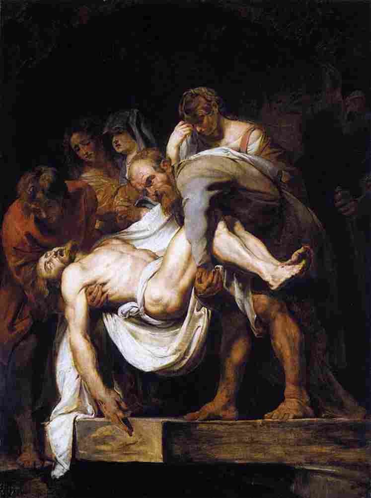 rubens The Entombment Art A4 Photo Print