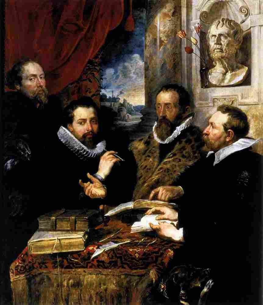 rubens The Four Philosophers Art A4 Photo Print