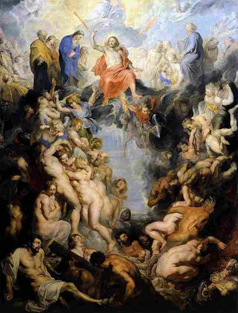 rubens The Last Judgement Art A4 Photo Print