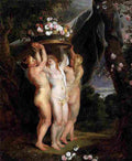 rubens Three Graces Art A4 Photo Print