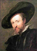rubens self portrait two Art A4 Photo Print