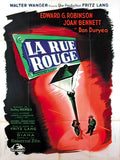 rue rouge la B Advert A4 Photo Print