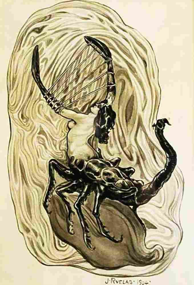 ruelas scorpion Art A4 Photo Print