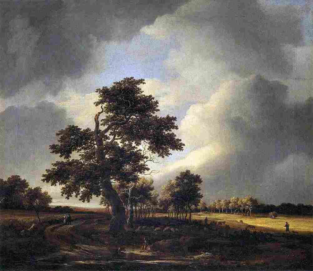rui Landscape with Shepherds and Peasants Art A4 Photo Print